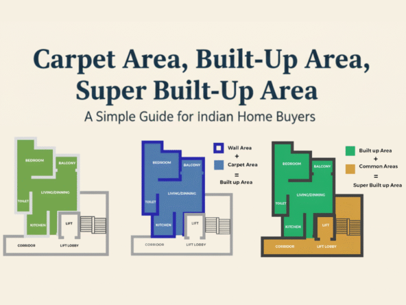 Carpet Area, Built-Up Area, Super Built-Up Area: A Simple Guide for Indian Home Buyers