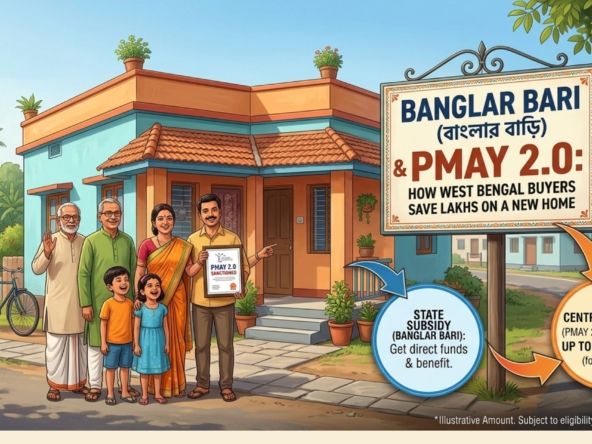Banglar Bari & PMAY 2.0: How West Bengal Buyers Can Save Lakhs on a New Home